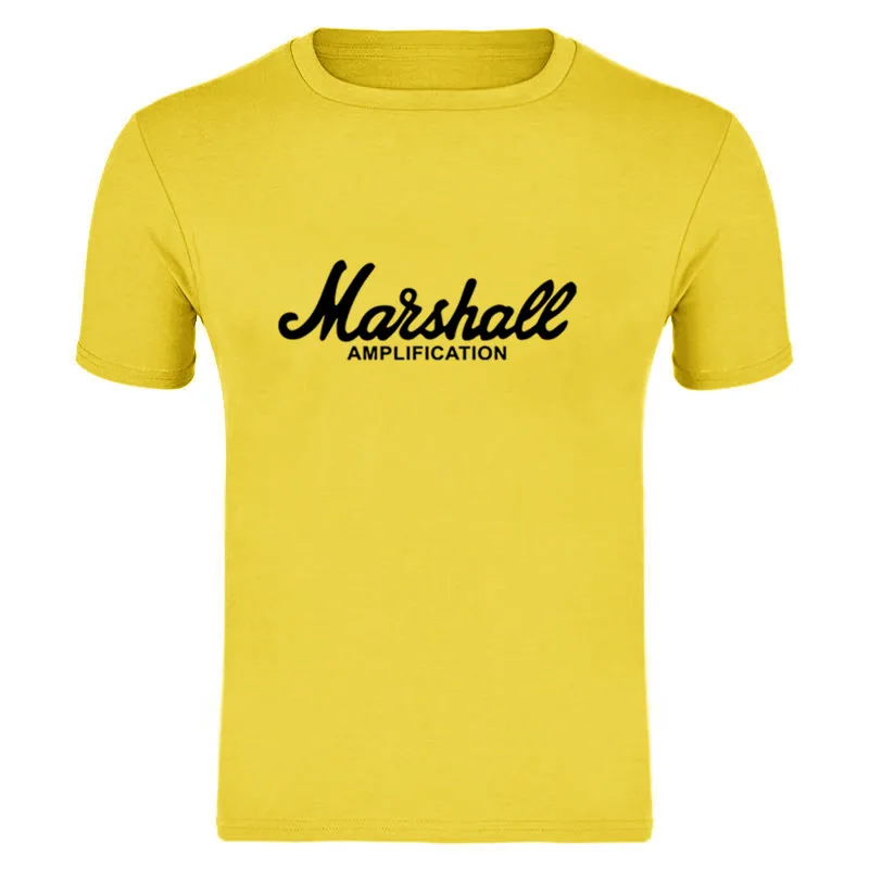 Новинка 2019 года, футболка Marshall с логотипом Amps, усиленная гитара, герой, жесткий рок, кафе, музыка, Muse, топы, футболки для мужчин, модные