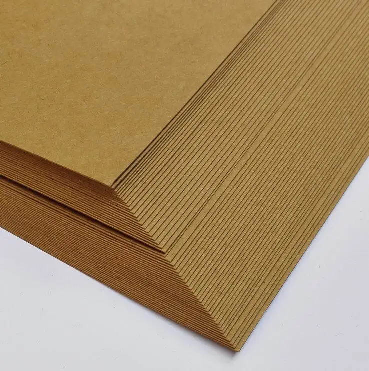

210*148MM Brown Kraft Paper Paperboard Cardboard Card Blank A5 500gsm Kraft Paper 300gsm 400gsm Paper for Card DIY Craft Sketch