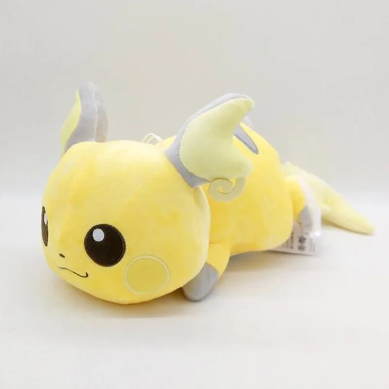 Takara Tomy crauching Raichu аниме плюшевые куклы Peluche рождественские подарки для детей мягкая игрушка покемон