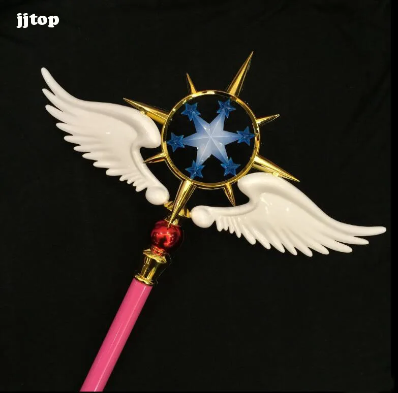 Карточка Сакура волшебная палочка не светящаяся/светящаяся прозрачная карточка