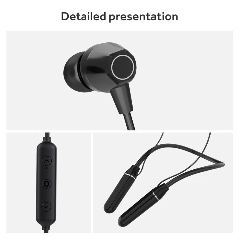Lyenn A8 Bluetooth 5,0 наушники гарнитура спортивные водонепроницаемые шейные ушные крючки магнетитц всасывания Поддержка Siri для iPhone Android