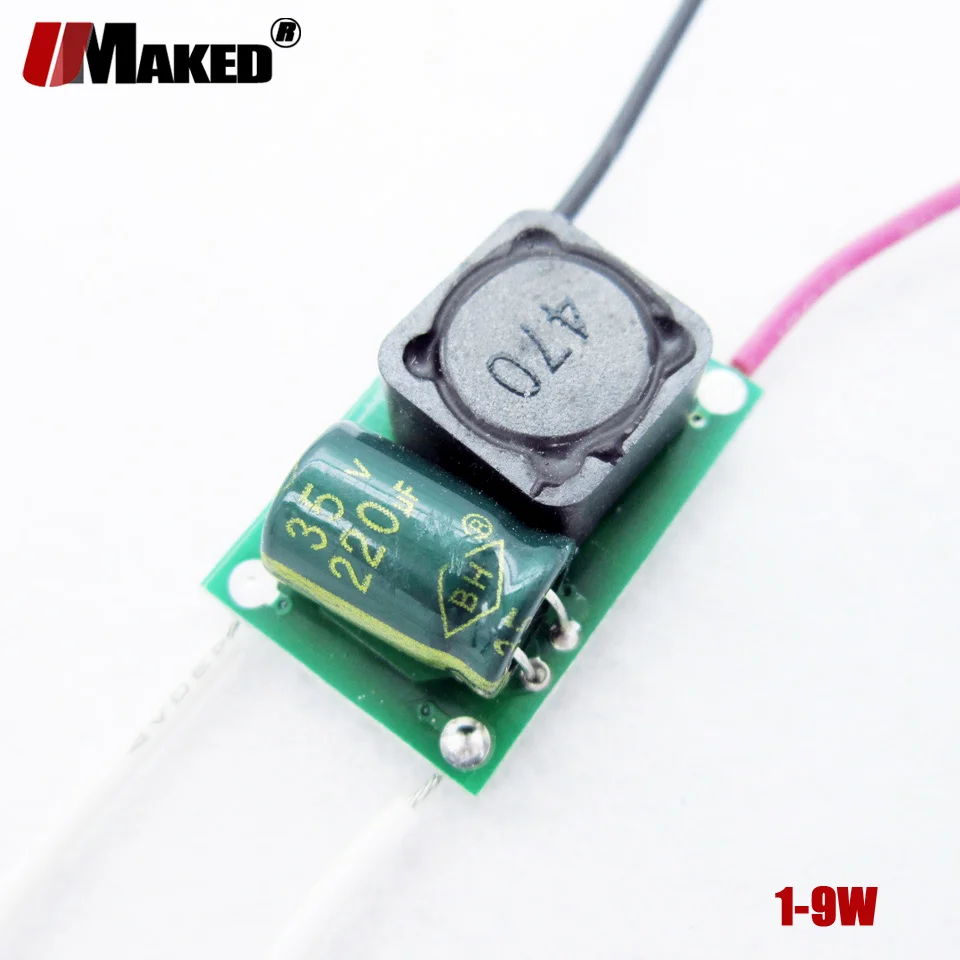 100 шт. СВЕТОДИОДНЫЙ Драйвер AC/DC12V24V 300mA 1-3W 1-7x1W 4-9x1W 3x3W внутри PCB светодиодный трансформатор питания для светодиодное освещение лампы