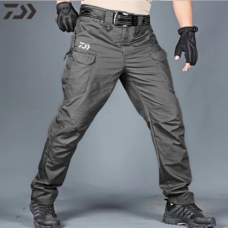 Daiwa-pantalones de pesca impermeables y transpirables, ropa de camuflaje, senderismo, caza, acampada, para exteriores, primavera fino, novedad de 2021