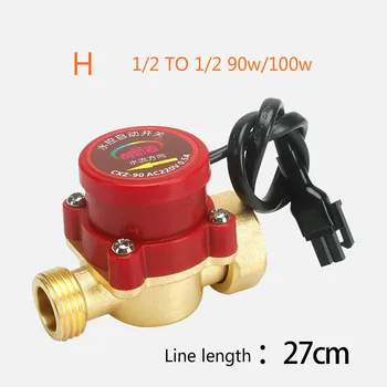 

1/2" 3/4" Practical Water switch Flow Sensor Male Thread Connector Circulation Pump Water Flow Pressure Switch Controller