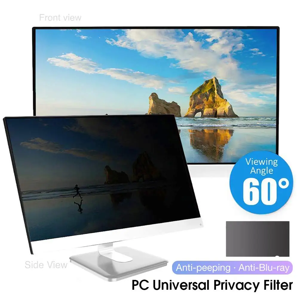 

21-24 Inch Desktop Computer Monitor Privacy Filter Anti-Blue Film Screen Protector 30 Degree Protection Film LCD Protective Film