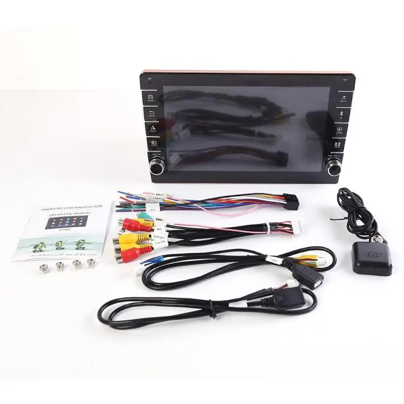 1008 10,1 дюймов 1 Din Android 8,1 автомобильный стерео gps FM Bluetooth MP5 плеер