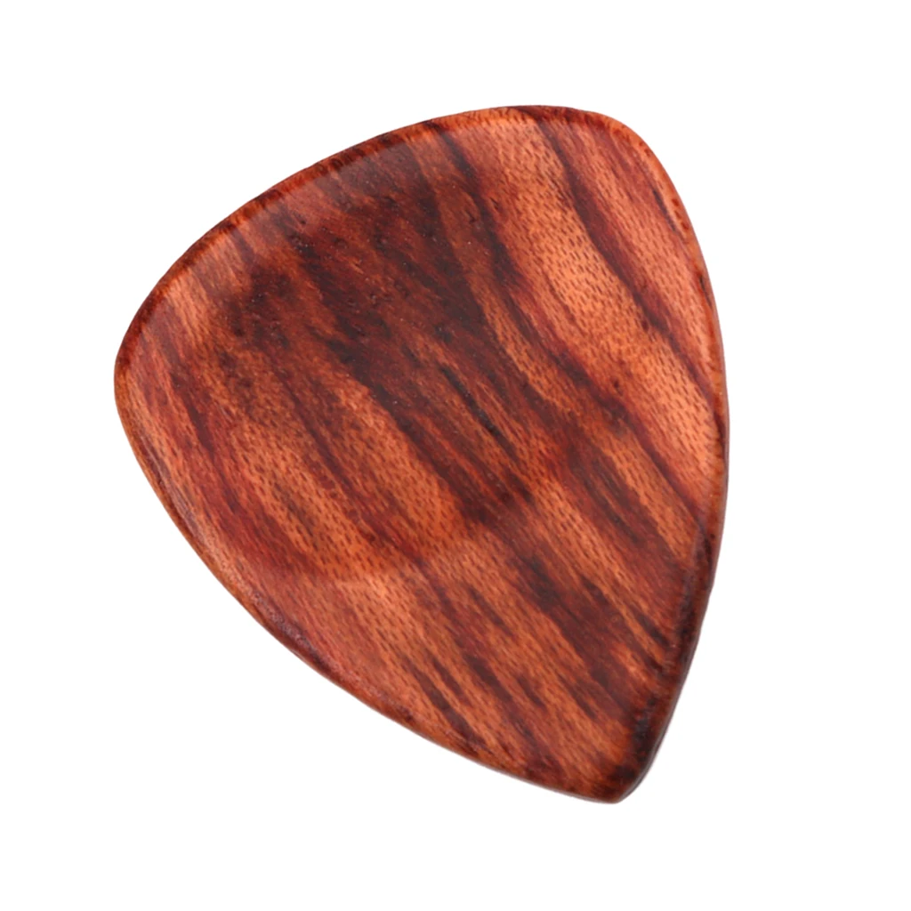 Rosewood Wooden Guitar Picks Kit For Bass, Electric & Acoustic Guitars