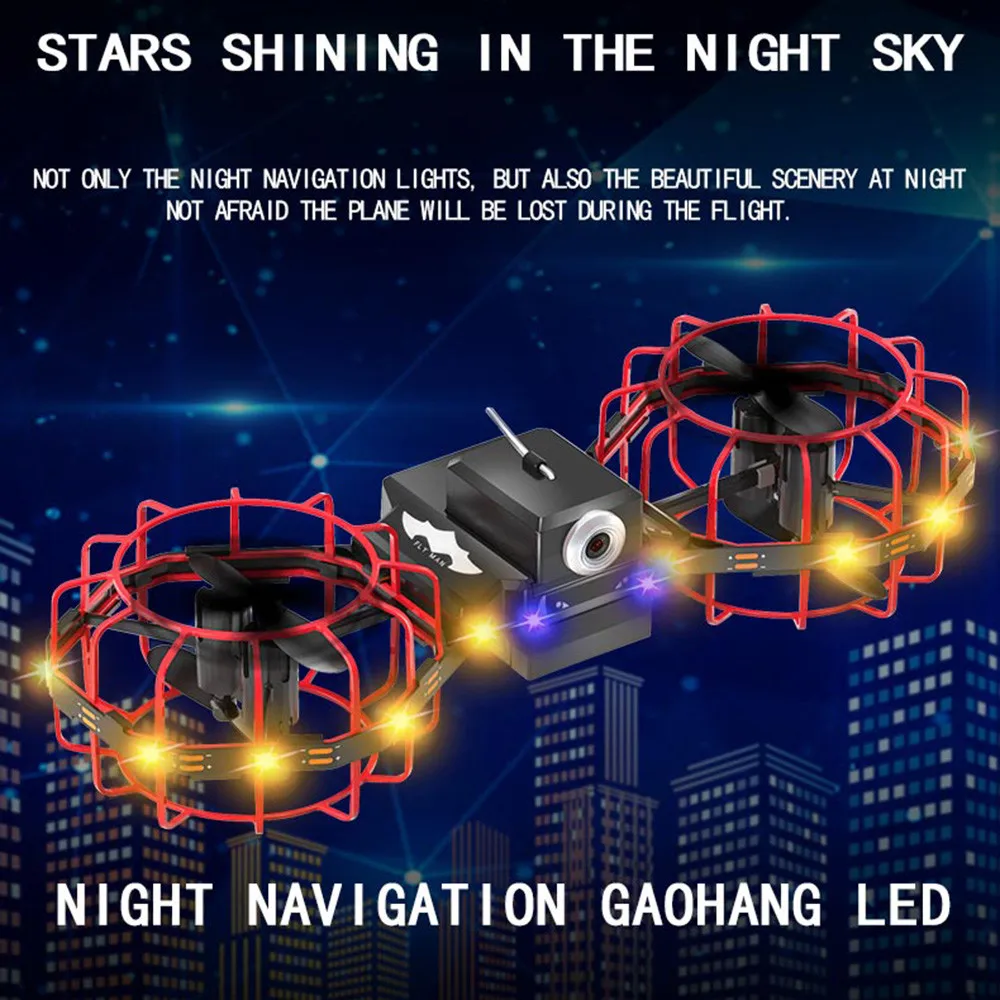 Высококачественный RC самолет M3 2,4G WiFi FPV 5MP 720P камера складной Постоянный RC Квадрокоптер с воздушным давлением Прямая поставка