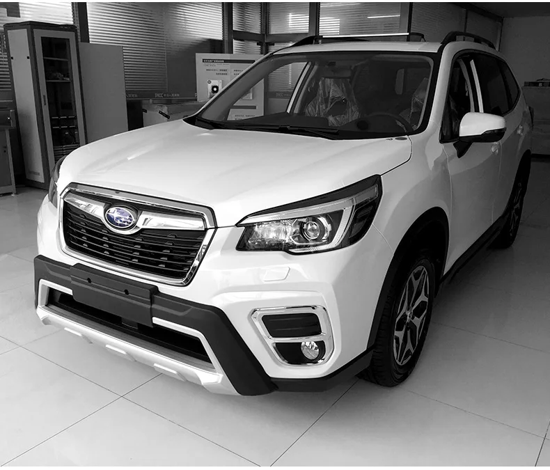 ABS передняя и защита заднего бампера для Forester бампер бар - Цвет: Front