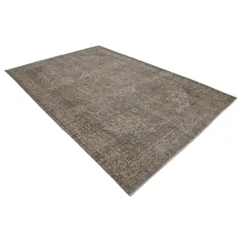 

209x305 Cm Beige Handmade English Vintage Area Rug-7x10 Ft