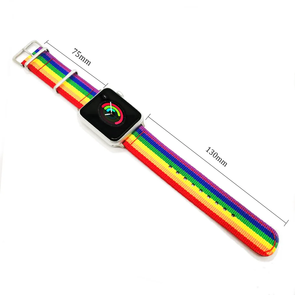 Ремешок для часов спортивный из дышащего нейлона Apple Watch 1/2/3/4/5 38/40/42/44 мм|Ремешки