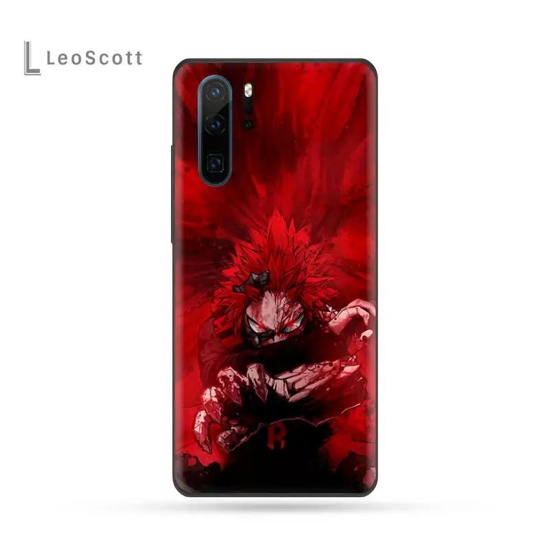 Kirishima My Hero Giới Học Thuật Anime Ốp Lưng Điện Thoại Huawei P9 P10 P20 P30 Pro Lite Thông Minh Giao Phối 10 Lite 20 y5 Y6 Y7 2018 2019 huawei phone cover Cases For Huawei