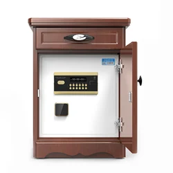 Coffre fort de chevet de 55cm de haut avec système d'alarme, serrure électronique, mot de passe, coffre fort domestique antivol 