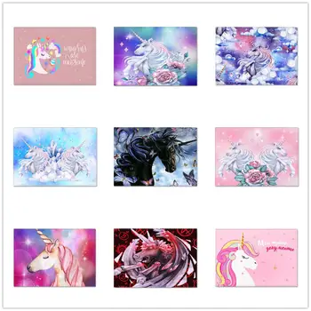 

Cartoon Unicorn 3D Printed Carpets for Living Room Area Rugs Kids Room Play Mats Soft Flannel Home Large Size Carpet Child Gift