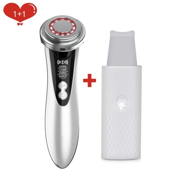 

RF EMS Beauty instrument Facial Mesotherapy Electroporation Face Lifting Tighten Removal Skin Care Device with Blackhead removal