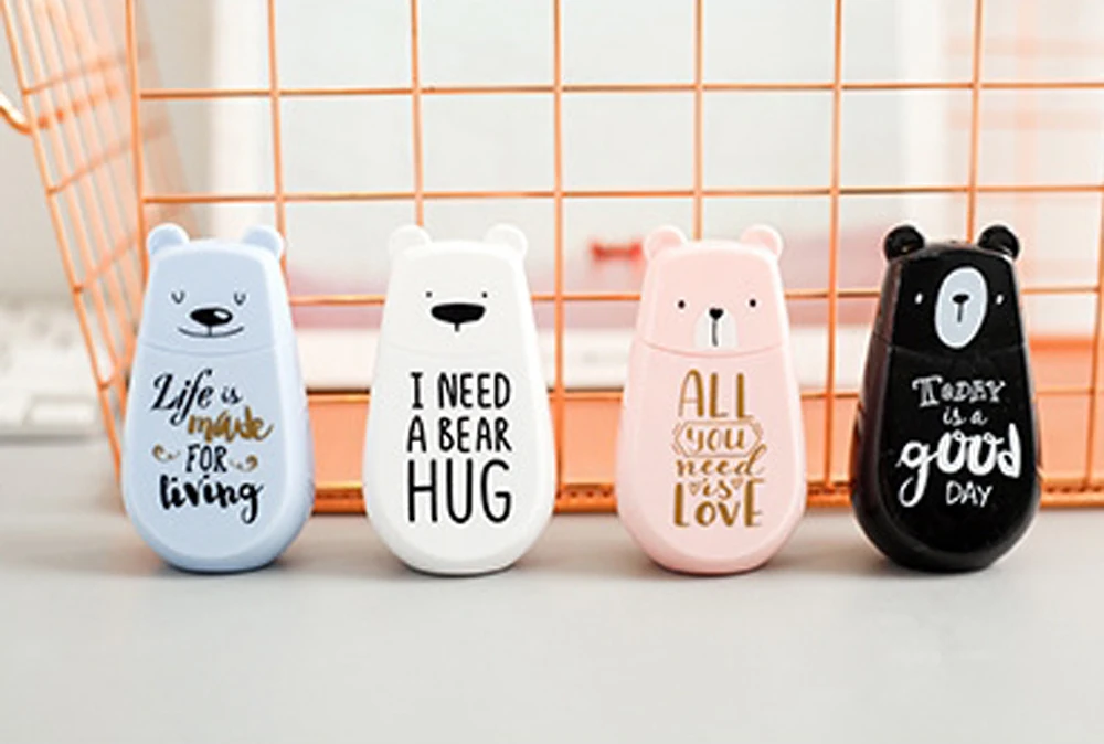 1 шт. милая лента для коррекции фигуры медведя из мультфильма креативная простая