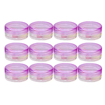 

10Pcs/50Pcs Mini Cosmetic Jar Pot Eyeshadow Compact Makeup Face Cream Container EY669