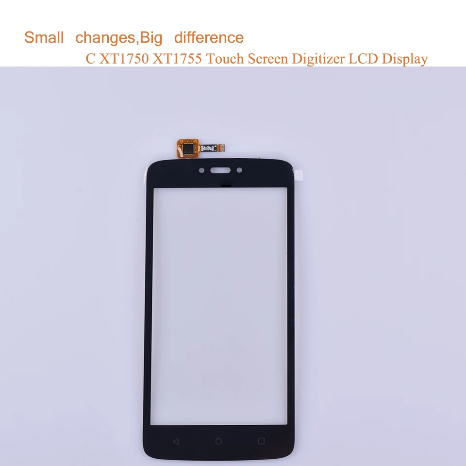 Супер качество 5," для Motorola Moto C Touch XT1750 XT1755 XT1754 XT1756 сенсорный экран дигитайзер стекло передней сенсорной панели черный