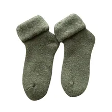 Модные женские туфли Однотонная одежда дома носки-тапочки зимней теплой одежды из хлопка носок для сна Повседневное уличная средней длинны, без пятки, носки# Y