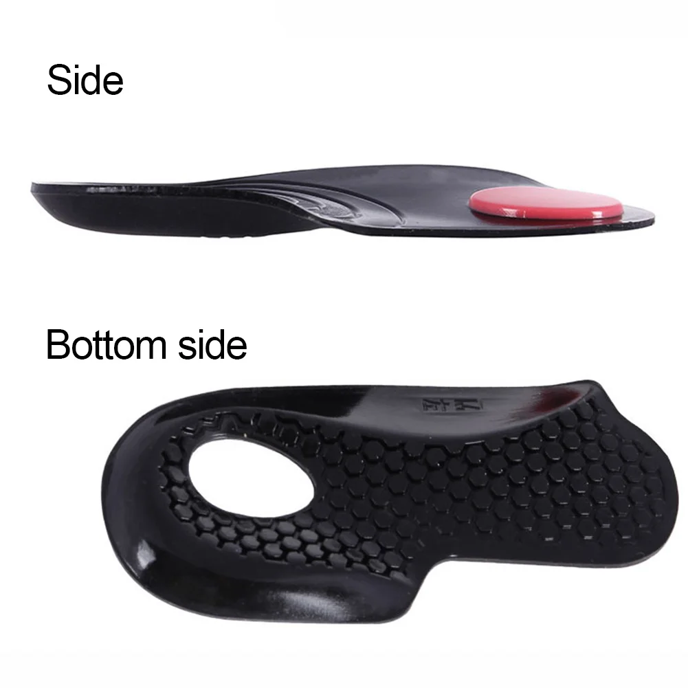 1 Pair Flat Weight Loss Massage Arch Support Pronation Correction Insoles Women Men Inserts Tool PU Gel X O Type Feet Soft
