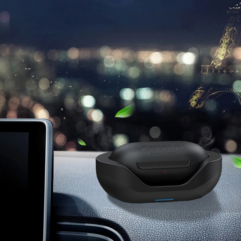 5V Portable Car Wireless Charger Holder Charging Base Replacement for Samsung Galaxy Buds Smart Phone Charger Dedicated Base