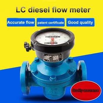 

Oval gear flow meter diesel heavy oil meter mechanical type high precision liquid flow meter cast iron volumetric type