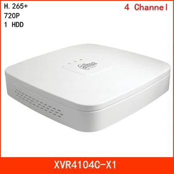 

Dahua 4 Channel Lite 720P Series XVR Recorder XVR4104C-X1 H.265+ H.265 Supports 1 SATA HDD up to 6TB Max 5 channels IP inputs