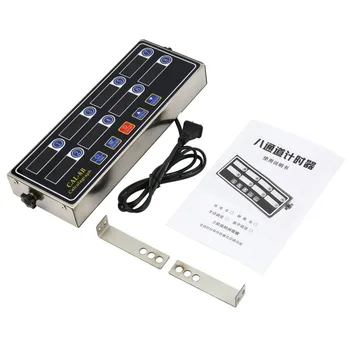 

CAL-8B Portable Calculagraph 8 Channel Digital Timer Kitchen Cooking Timing LCD Display Clock Shaking Reminder Dropshipping
