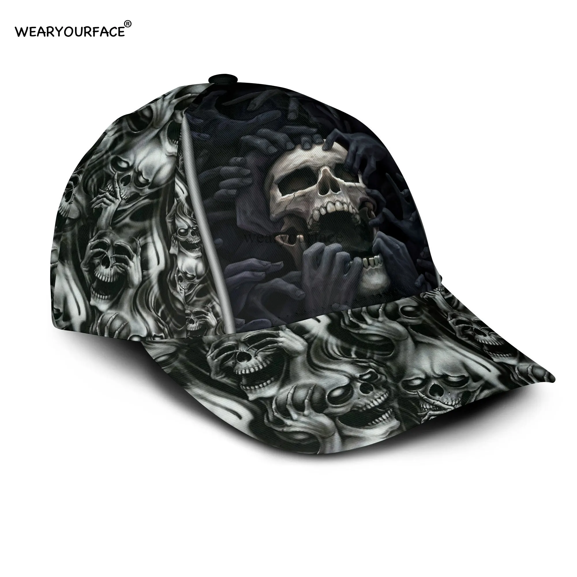 Skull Deer Yaoi 3D All Over Stampato Snapback Cappello Uomo Donna Adulto Hip Hop Copricapo Outdoor Visiera Parasole Berretto Da Baseball