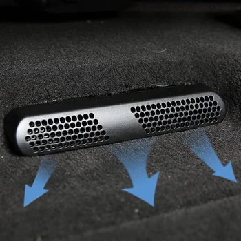 

2Pcs Under Seat Auto Car Air Outlet Cover Protective Grille Conditioning Vent Dustproof Trim Interior for Cadillac XT5