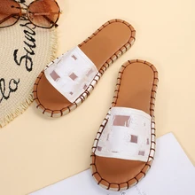 

2022 Women's Shoes Summer Flats Sandals Platform Fashion Outerwear Flat Heel Beach Shoes Flip Flops Casual Women Slippers Shoes