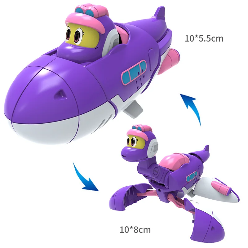 New Season ABS Min Deformation Gogo Dino Explorers REX Transformation Car Airplane Submarine Gogo Dinosaur Explorers toys