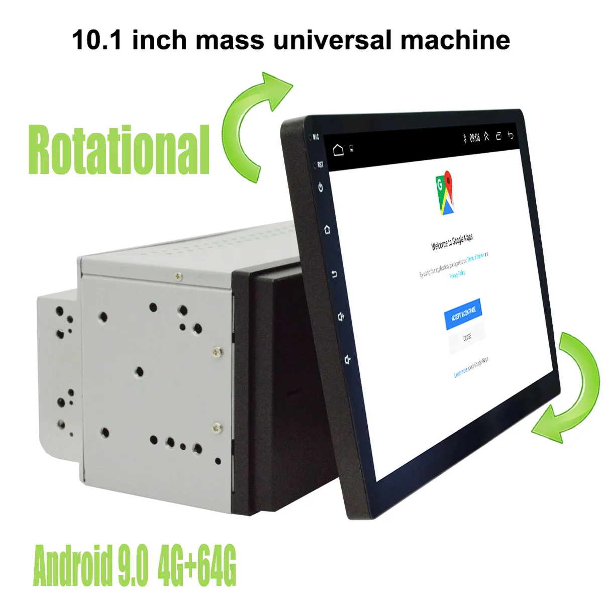 PROD 4000750975087 10.1 inch Android 9.0 Double 2 Din Universal GPS
Navigation Car Stereo Player Radio