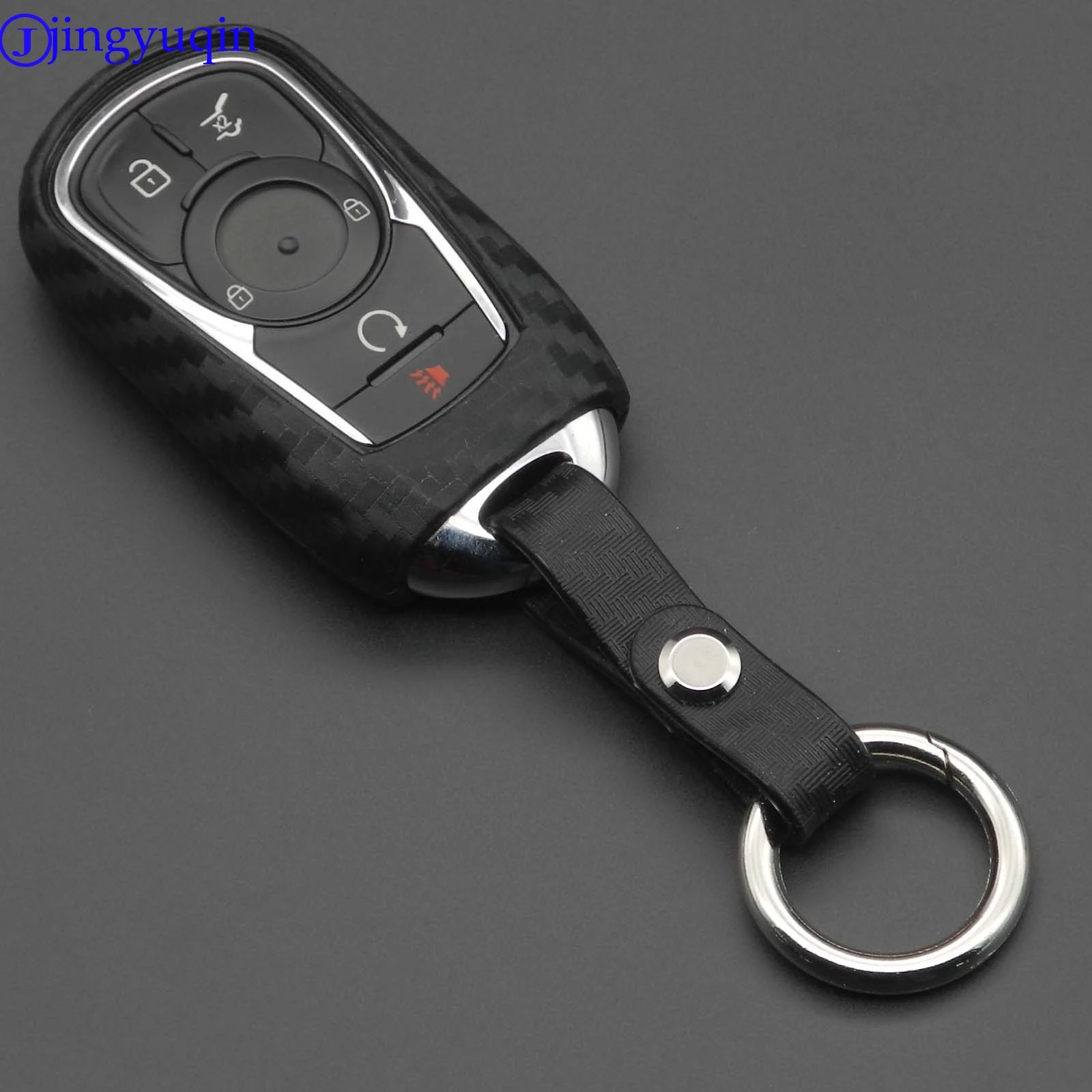 Sliver TurningMax Keyless Entry Remote Cases Key Fob Cover with Keychain Full Protection Soft TPU Holder Shell for Buick Encore Verano Enclave Regal Envision 3/4/5/6 Button 2015 2016 2017 2018