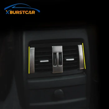 

Xburstcar 3Pcs/Set Car Armrest Rear Air Vent Cover Trim Stickers for BMW F30 F32 318 320 325 328 420 428 3 Series 2013 - 2017