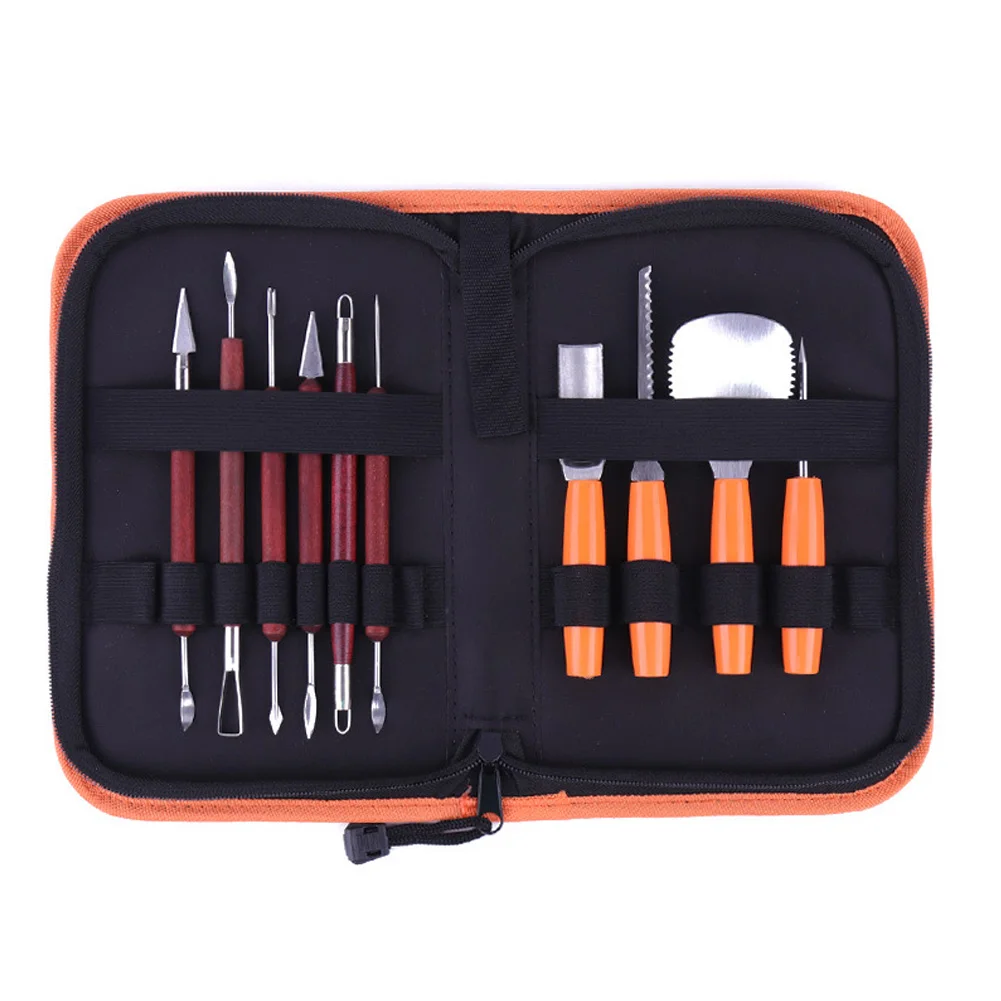 Набор резаков для резьбы в виде тыквы на Хэллоуин профессиональные инструменты