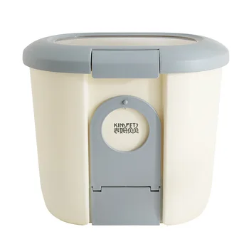 

Dog Food Cat Food Barrel Dog Cat Pet Food Barrel 10kg Large Capacity Moisture-proof Insect-proof Sealed Grain Storage Bucket