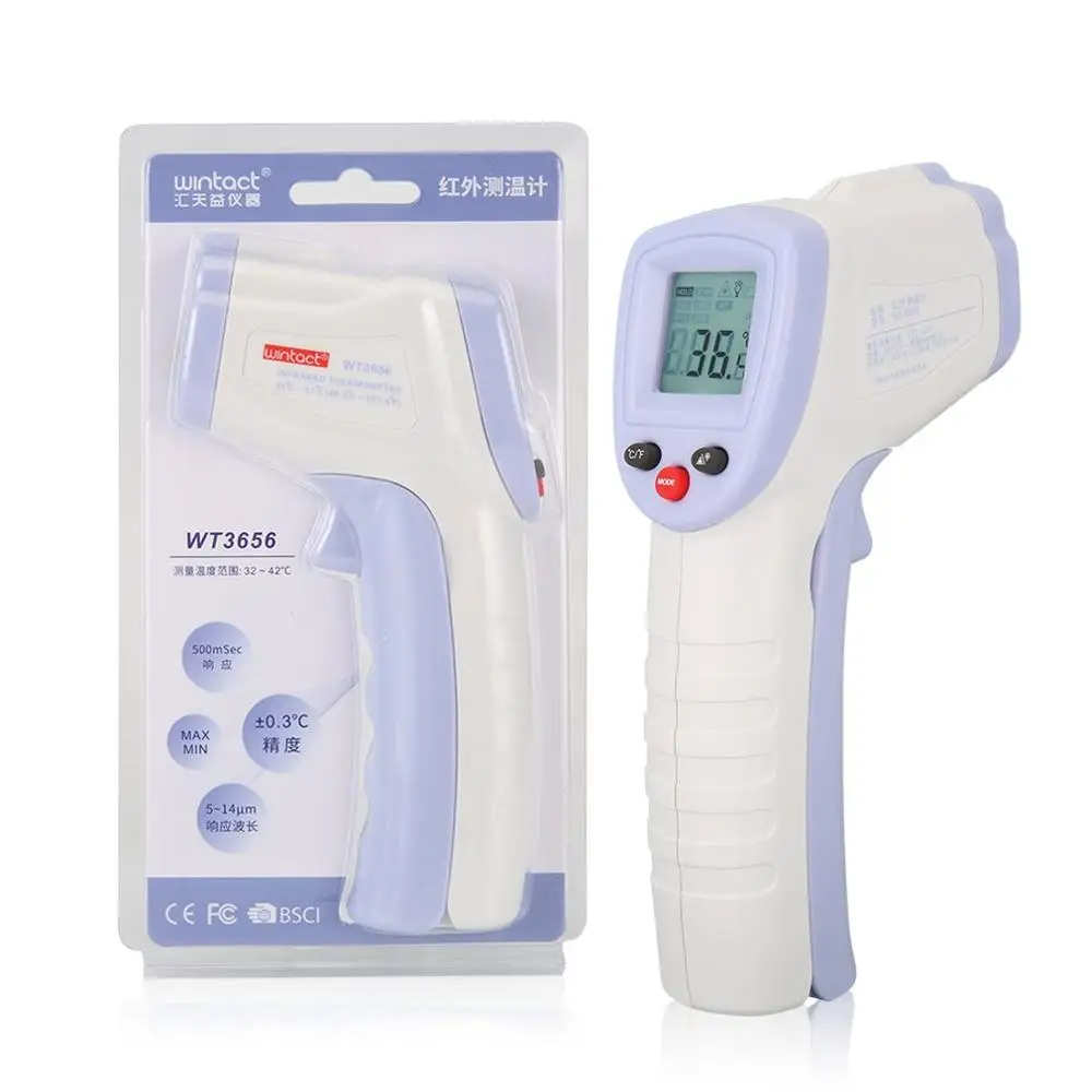 

WT3656 Handheld High Precision Body Temperature Measurement Portable Household Office Human Body Temperature Gun