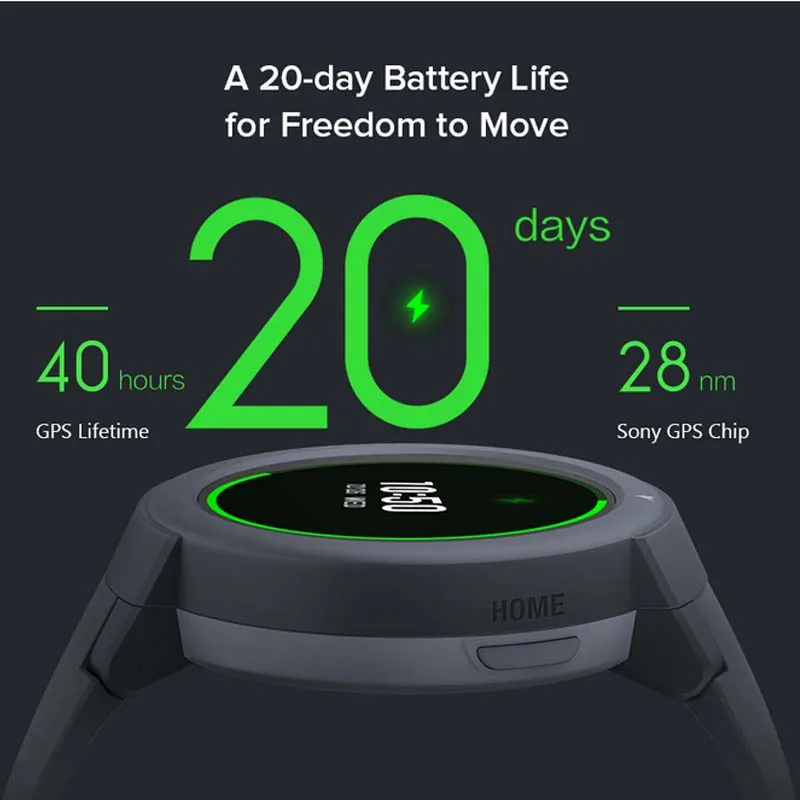 Xiaomi Huami AMAZFIT Verge Lite Смарт часы Bip 2 GPS IP68 Водонепроницаемые многофункциональные
