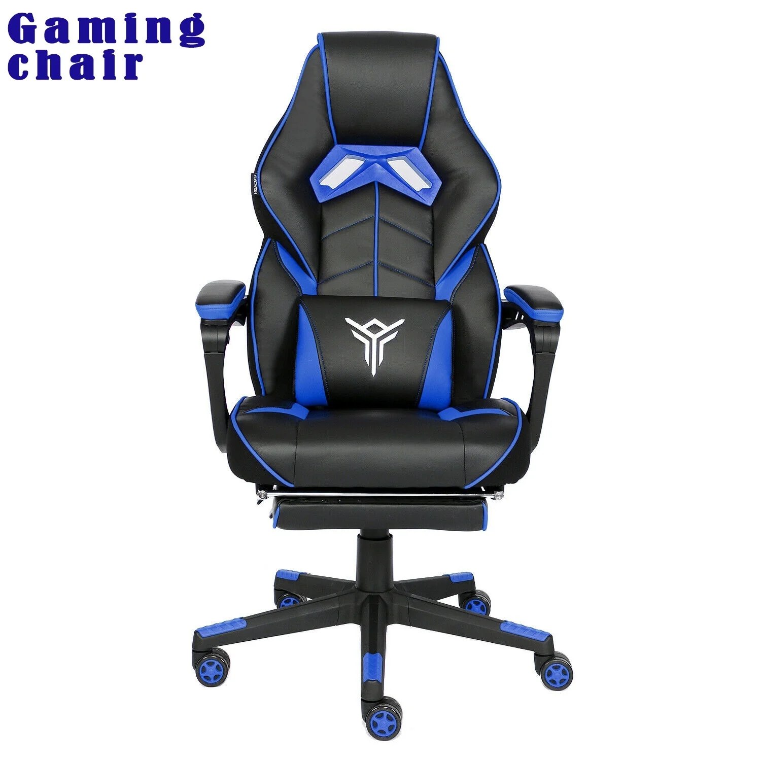  Racing Gaming Chair Computer Office Adjustable Swivel Recliner PU Leather Seat