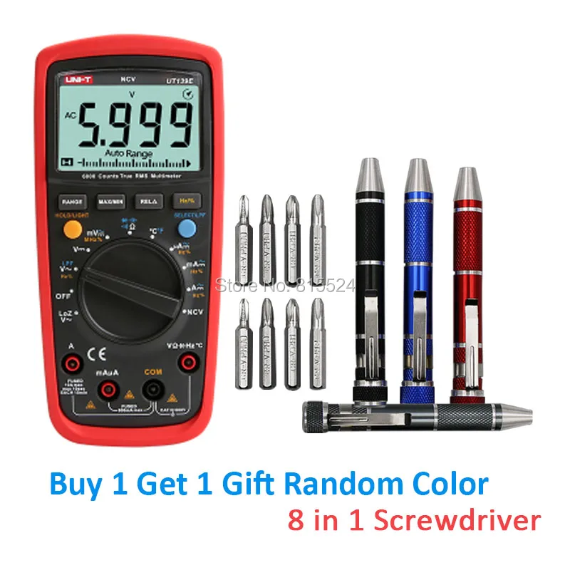 Unit Ut139e Ut139s True Rms Digital Multimeter Multimeter Temperature Probe Lpf Pass Filter Loz