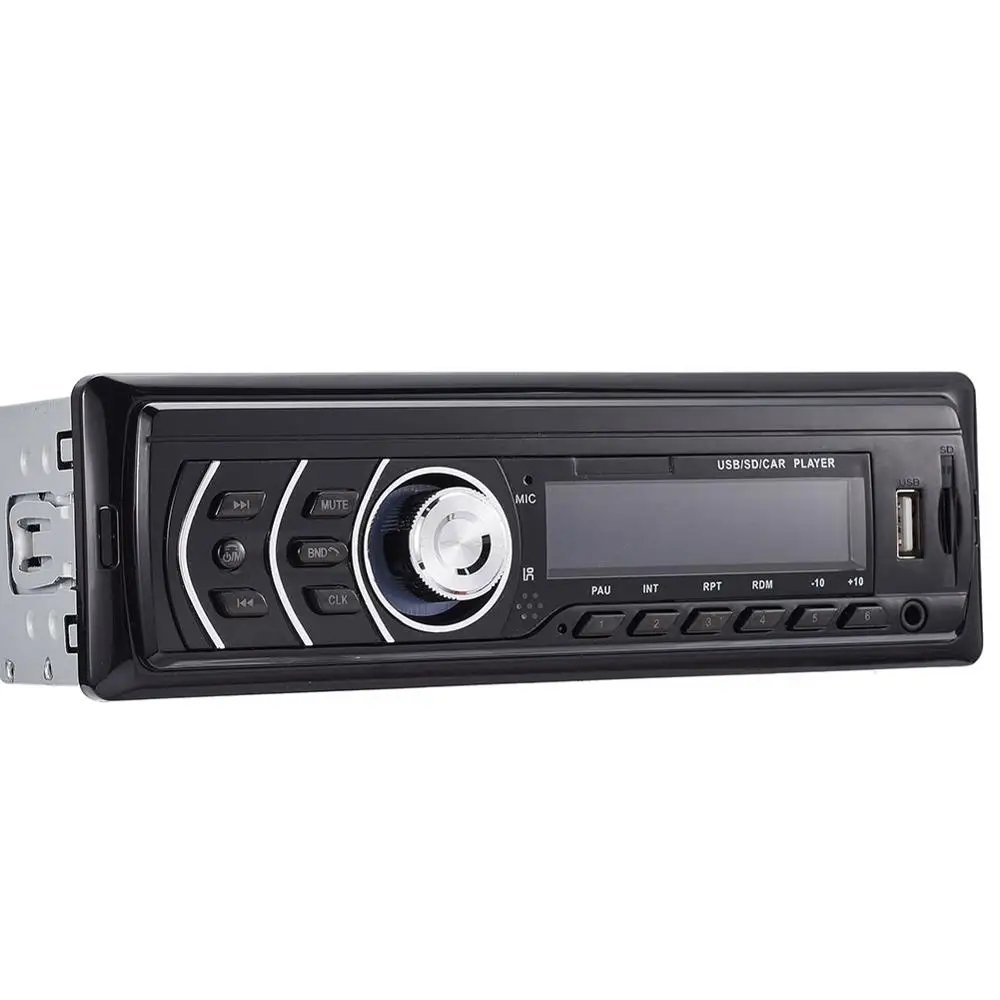 Автомобильный радиоприемник с Bluetooth автомобильный стерео радио FM Aux вход приемник 12 В в-тире 1 din автомобильный MP3 мультимедийный плеер