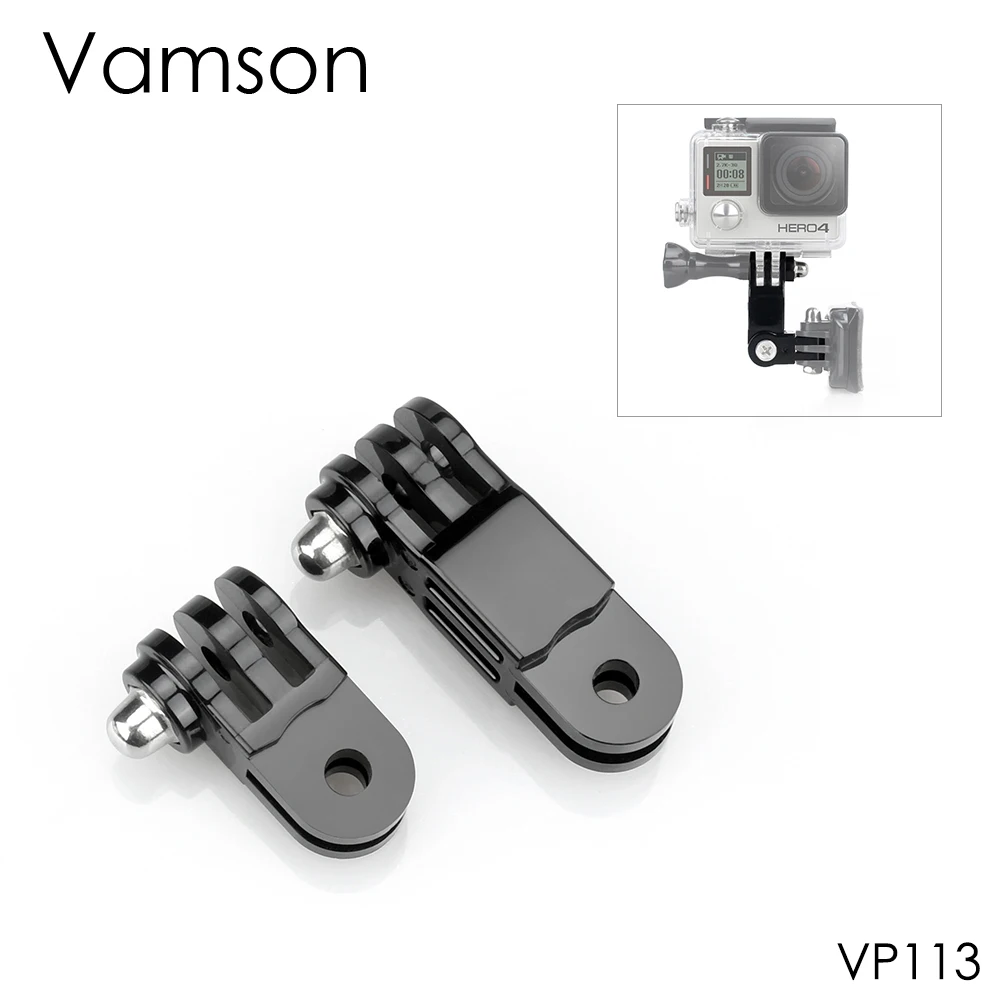 VP113 Vamson для GoPro Hero 8 7 6 5 4 аксессуары Регулируемые поворотные рукоятки для Xiaomi для DJI OAMO Action SJ4000 Шлем Bracke VP112 - Цвет: VP113