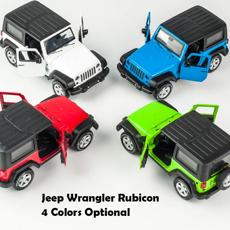 1:32 Jeeps Wrangler Rubicon Alloy Model Car Diecasts High Simulation Exquisite Off-road Vehicles Model Collection Childrens Gift 5