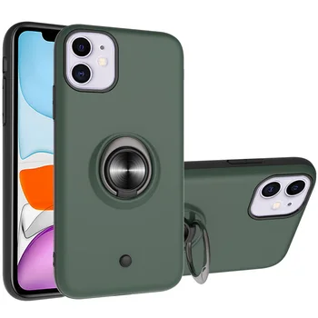 

Decompression Gyro Case For iphone 11 pro MAX Soft Silicone finger ring shell Coque For iphone 6 6s 7 8 plus X XS MAX XR Cover