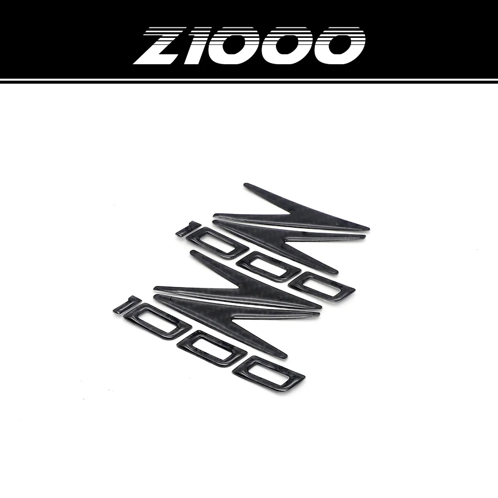 Наклейка для мотоцикла для KAWASAKI Z1000 Z 1000 топливный бак наклейка на шлем обтекатель панели из углеродного волокна крышка батареи эмблема сбоку Z1000