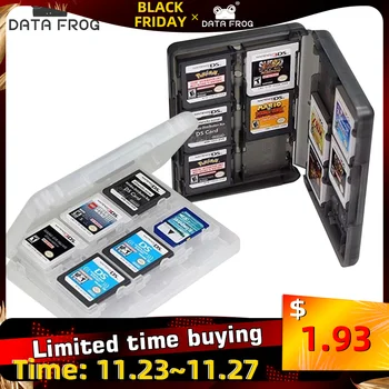 

DATA FROG 24 In 1 Portable Game Cards Storage Case For Nintendo Switch Shockproof Hard Shell Box For NS 3DS 2DS/DS Lite/DS