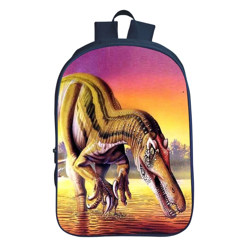 Kids Kindergarten Backpack Start School Gift Children Cartoon Anime Rucksack Knapsack 16 Inch Dinosaur 3D Print Schoolbag
