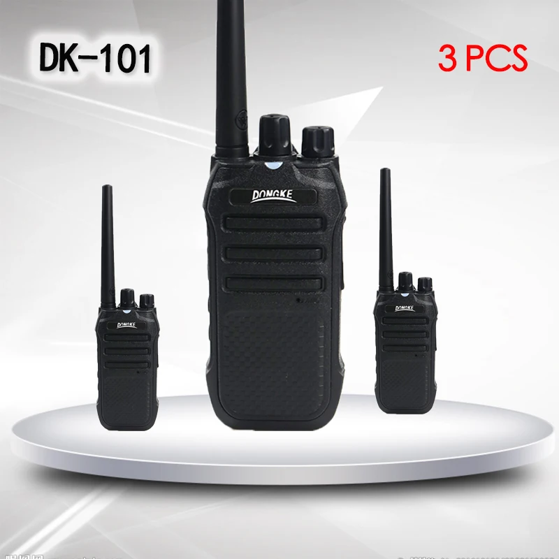3 шт. DONGKE портативные радио рации 16CH UHF двухстороннее радио интерфон радио comunicador трансивер CB talkie-walkies