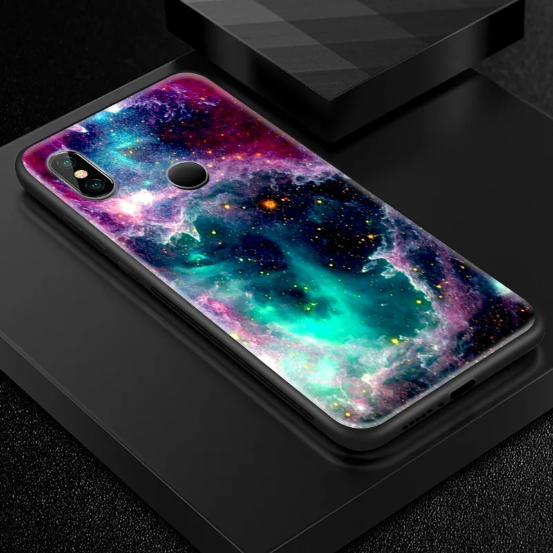 Роскошный чехол для Xiaomi A1 A2 Lite 5X 6X для Redmi 4X 5Plus 5A 6 6A 7 Go S2 Y3 закаленное Стекло Чехлы для телефона Redmi Note 6 7 премьер-профессионал крышка - Цвет: W364